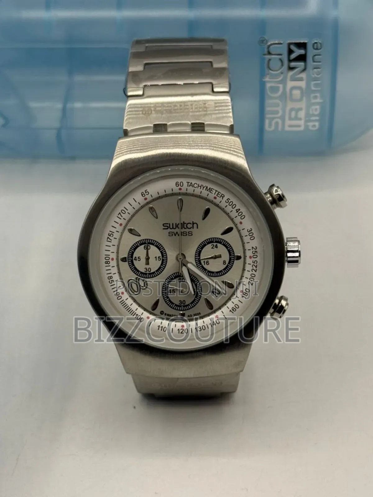 Original Swatch Silver Chain Watch Available In Store