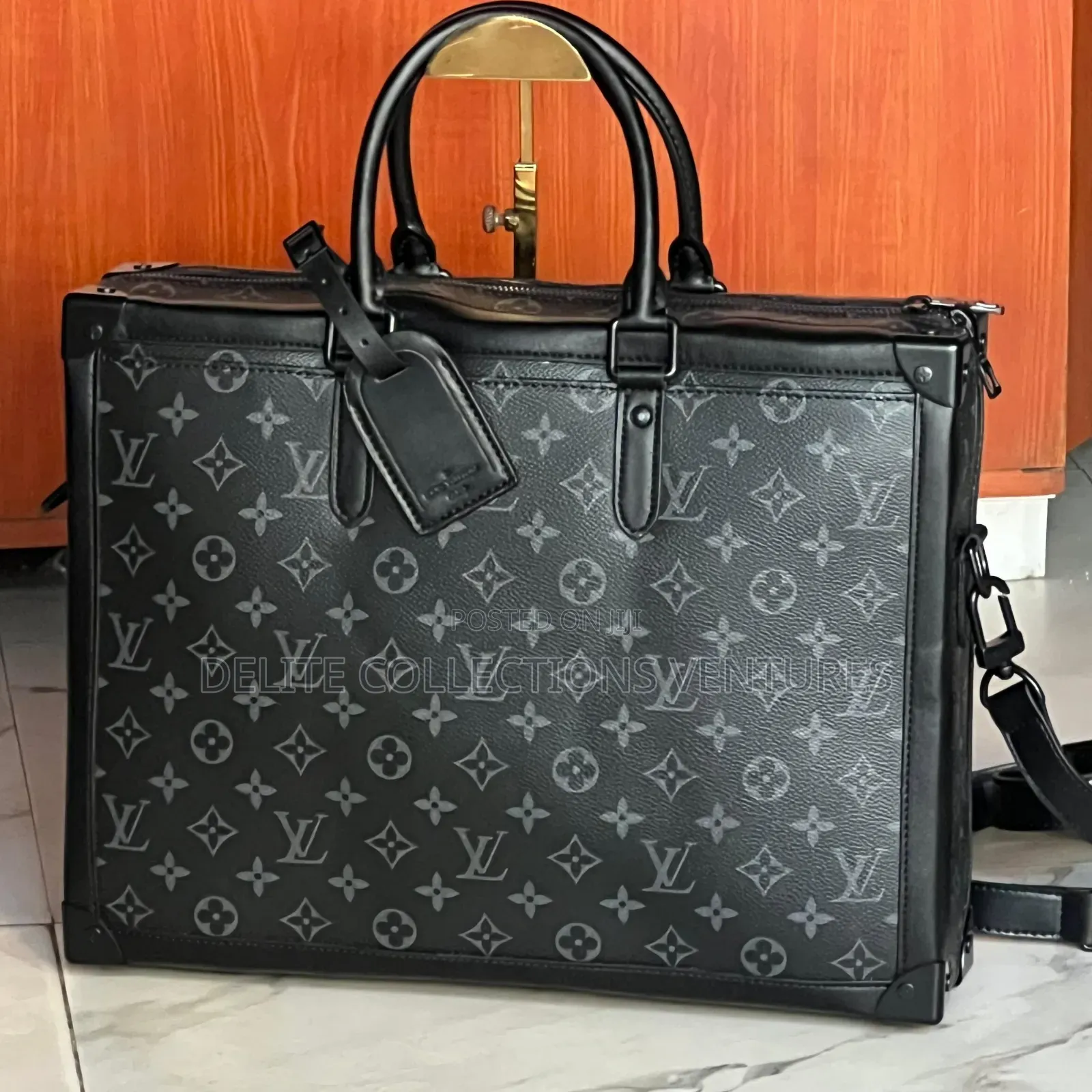 Louis Vuitton Porte-Documents Voyage Pm Monogram Eclipse Men's Bags