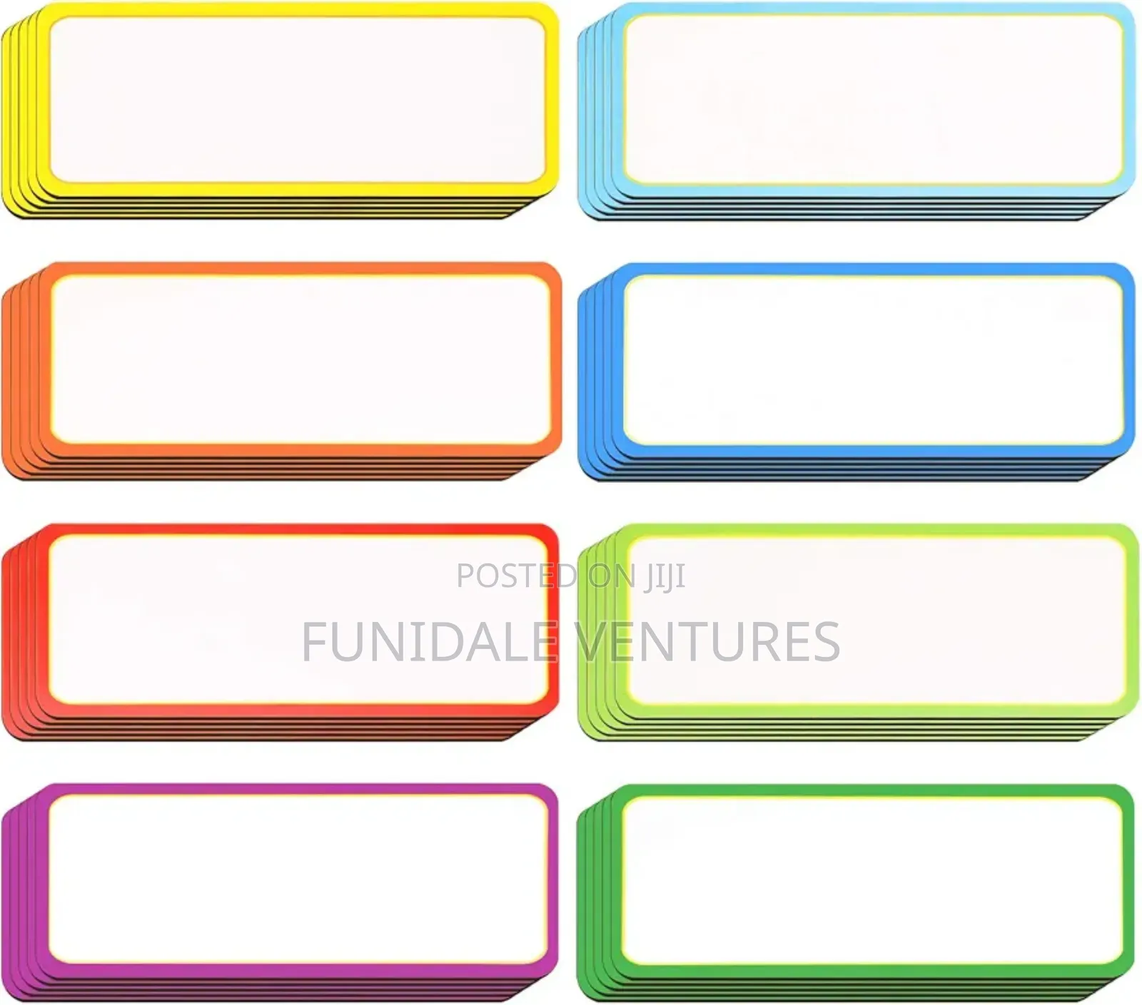40pcs Magnetic Dry Erase Labels