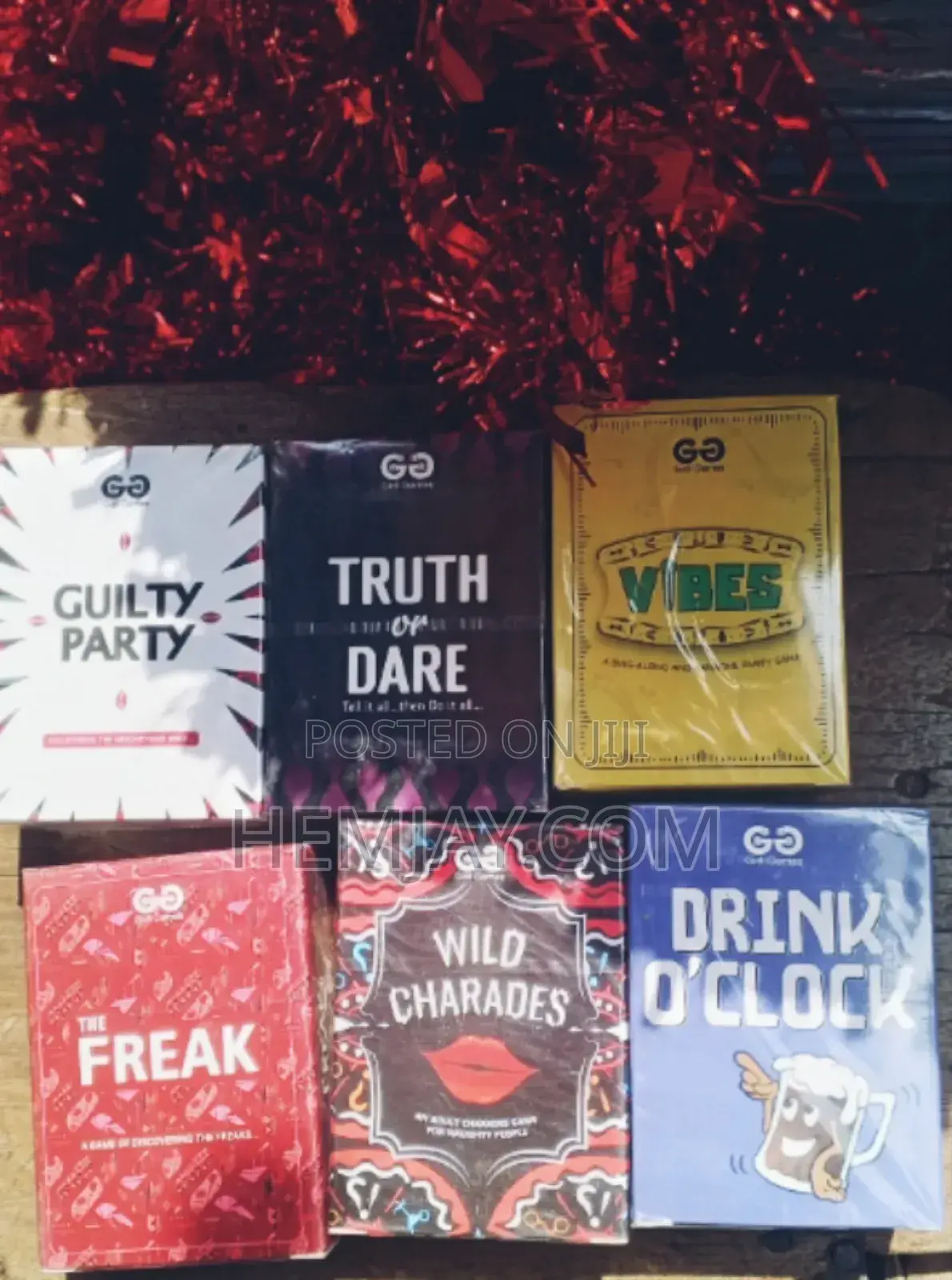 (6 Cards) Club, Party, Night Date, Romantic and Couples "Card Games".