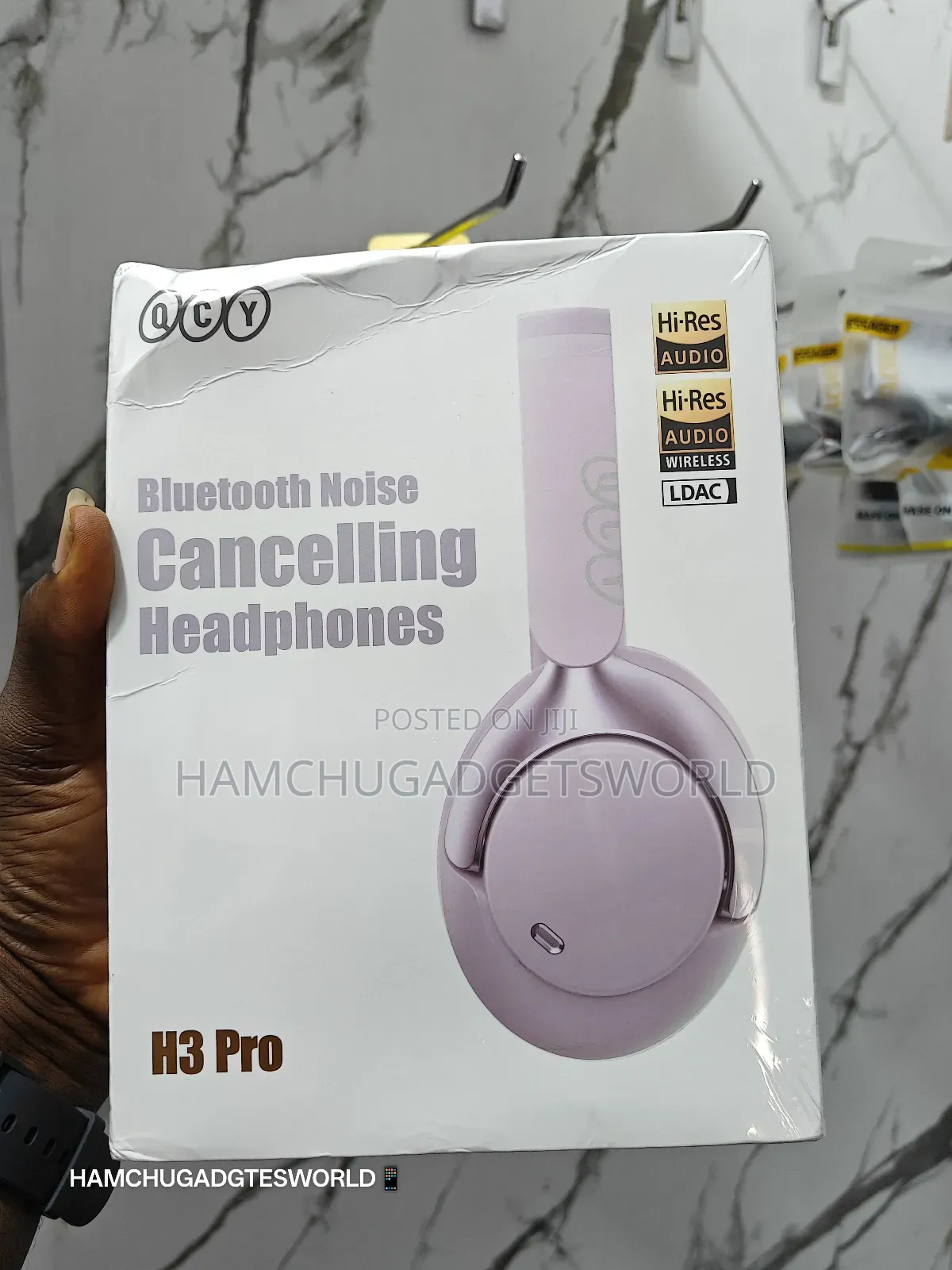 Brand+ Qcy H3 Pro Anc Wireless Headphone 50db Noise Canceling Hi-Res