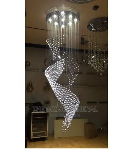 Long Wave LED Crystal Chandelier