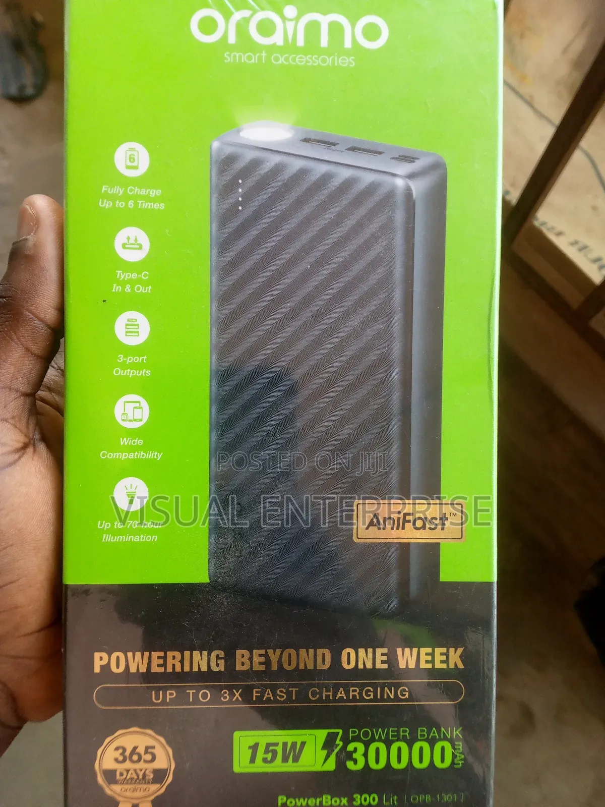 30,000mah Oraimo Power Bank Original One