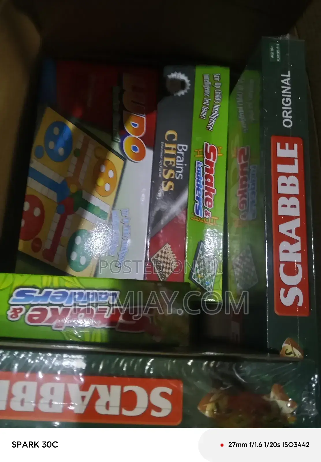 Standard Size Chess, Scrabble, Ludo, Snake and Ladder (1 Each)