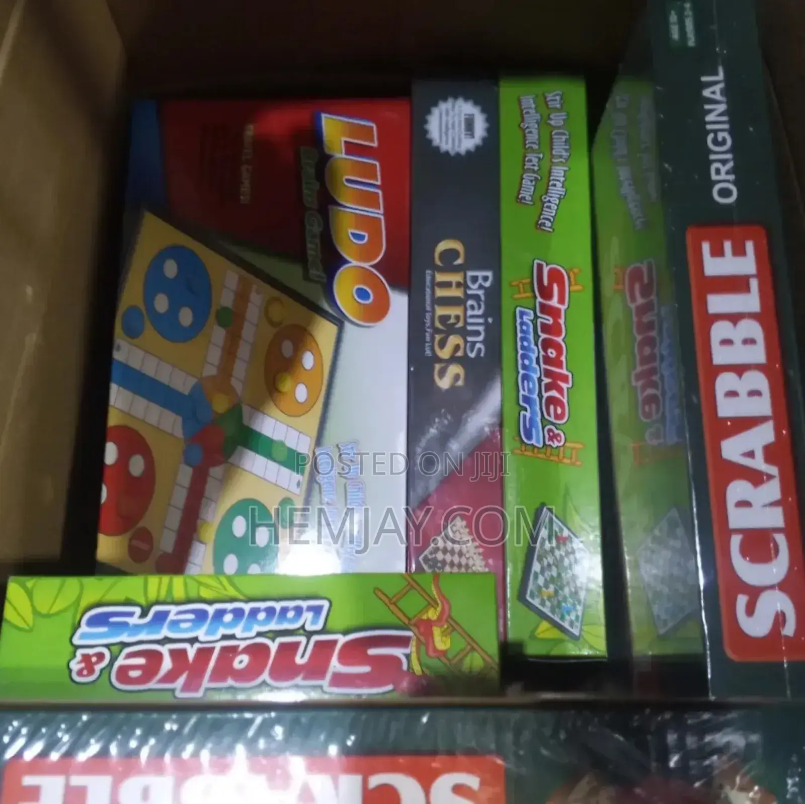 Standard Size Chess, Scrabble, Ludo, Snake and Ladder (1 Each)