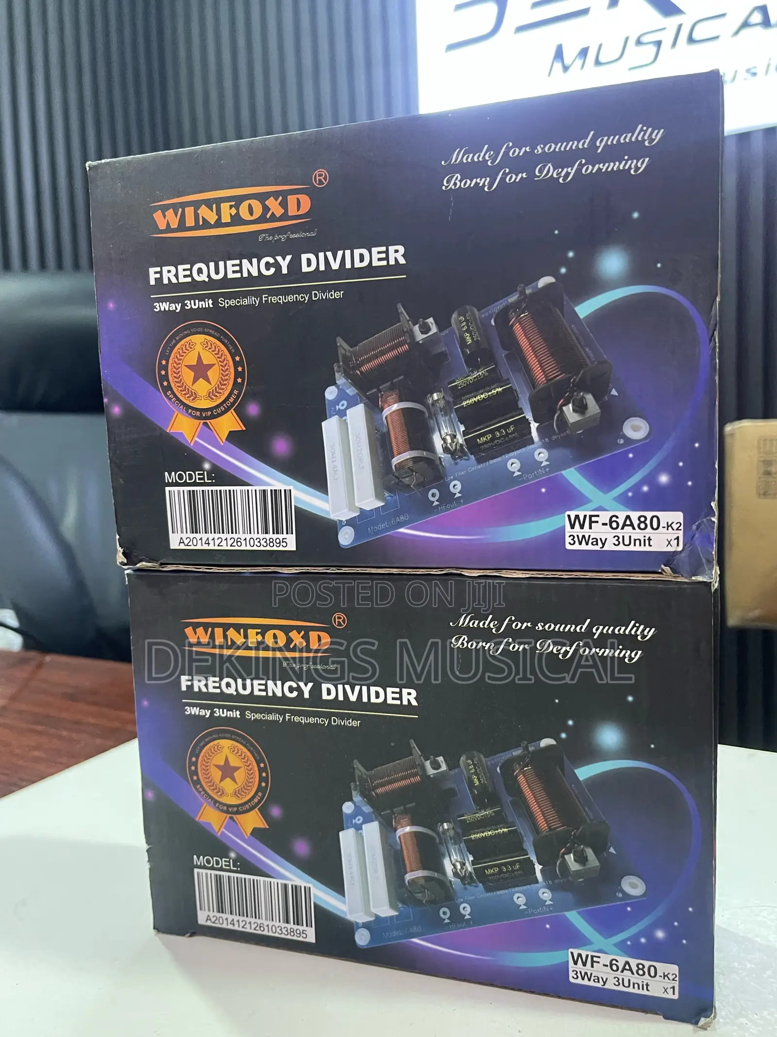 Winford 3way Speaker Crossover - Frequency Divider