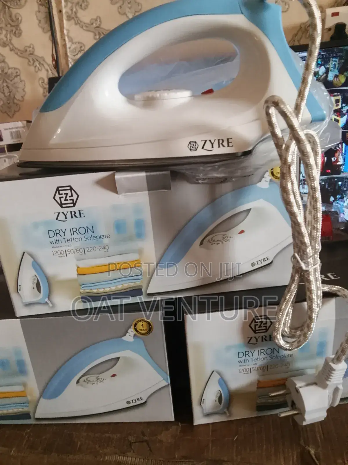 Brand New Zyre Dry Iron - High Performance Energy Efficient