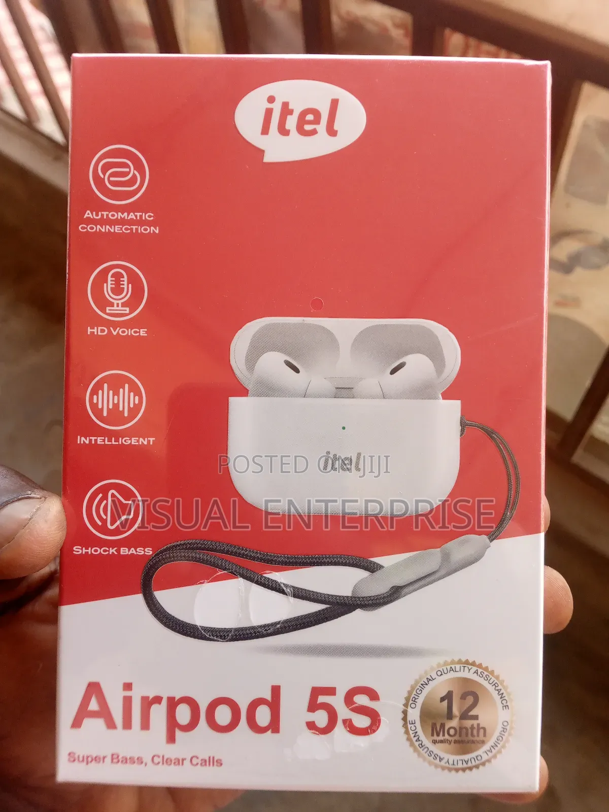 Airpod 5s Super Bass, Clear Call, Itel Product