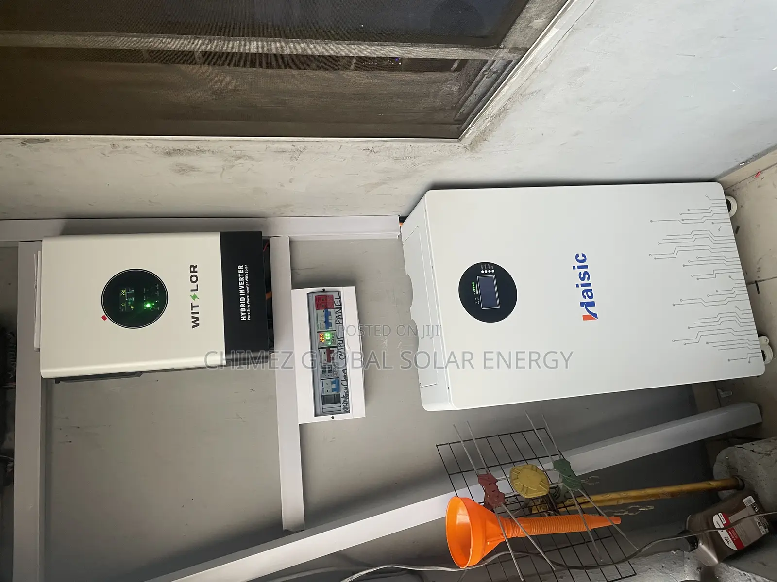 15 KWH Lithium Battery +6.2 Kva Inverter +8pcs of 650 Watts