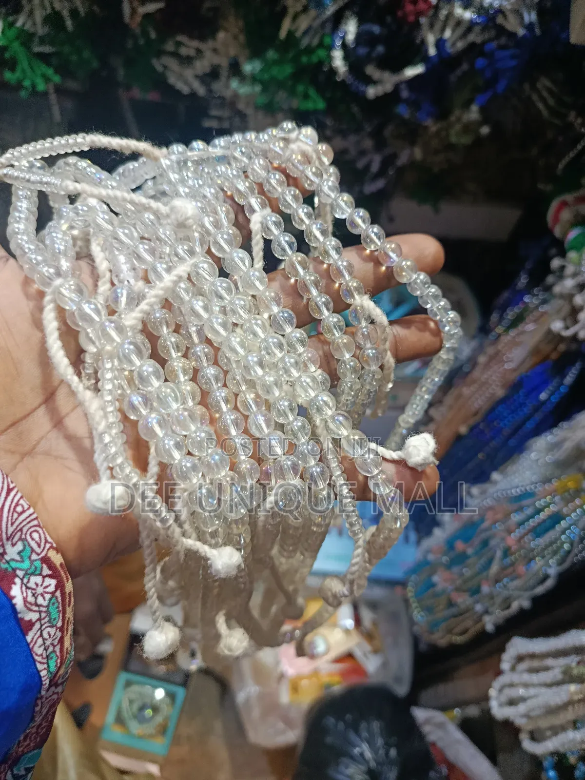 100 Beads White Counting Tasbeeh Tasbih