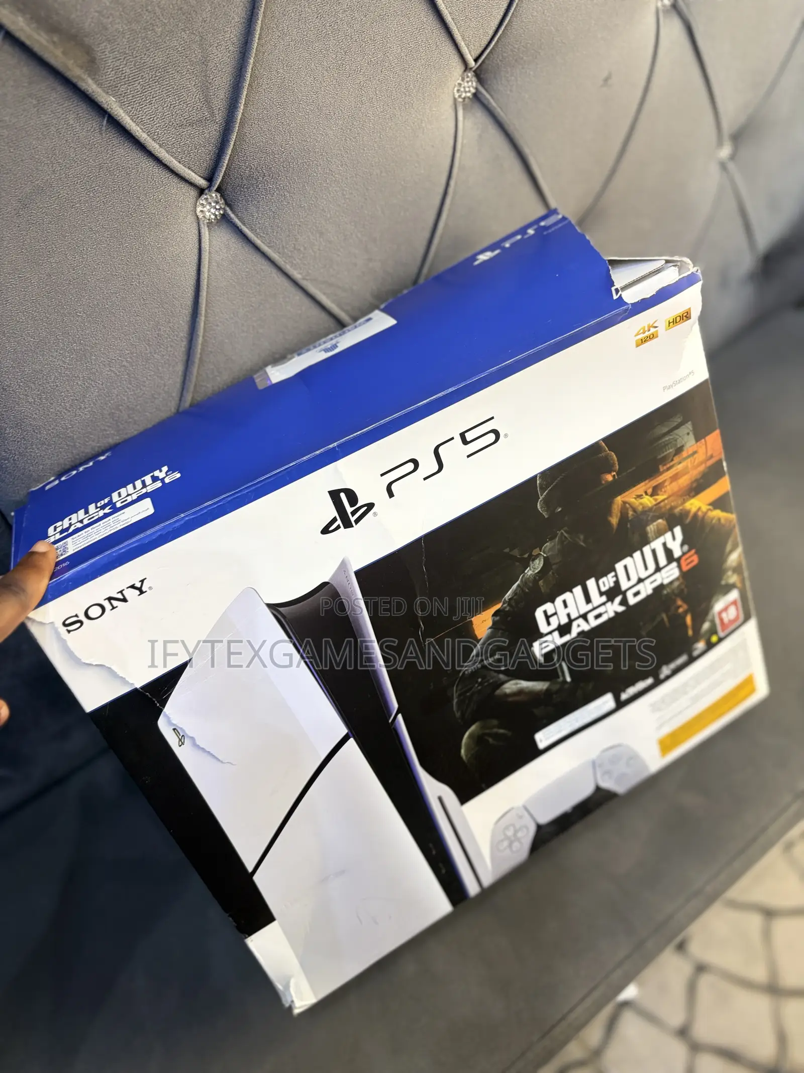 Open Box Ps 5 Slim 1tb With 1 Follow Come Pad and 12 Games