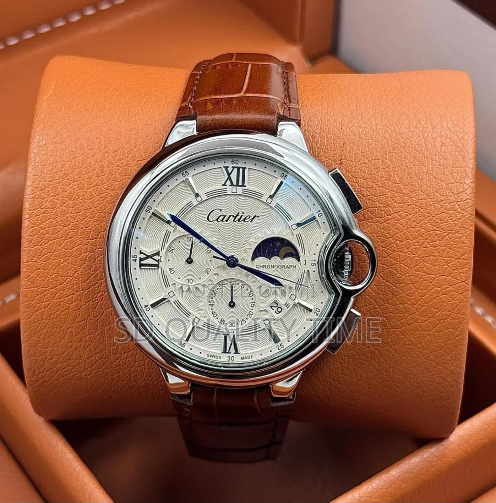 Cartier Leather Wristwatch