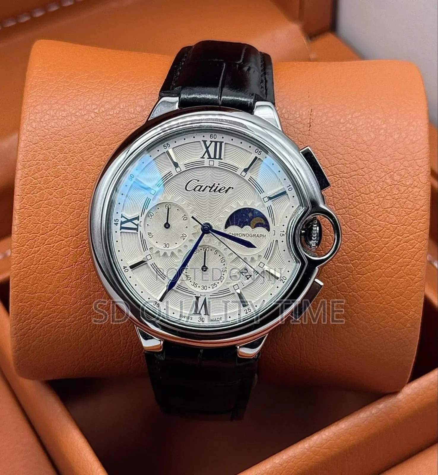 Cartier Leather Wristwatch