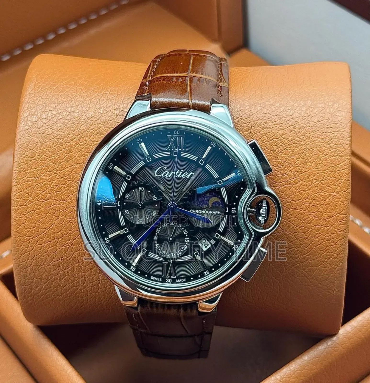 Cartier Leather Wristwatch