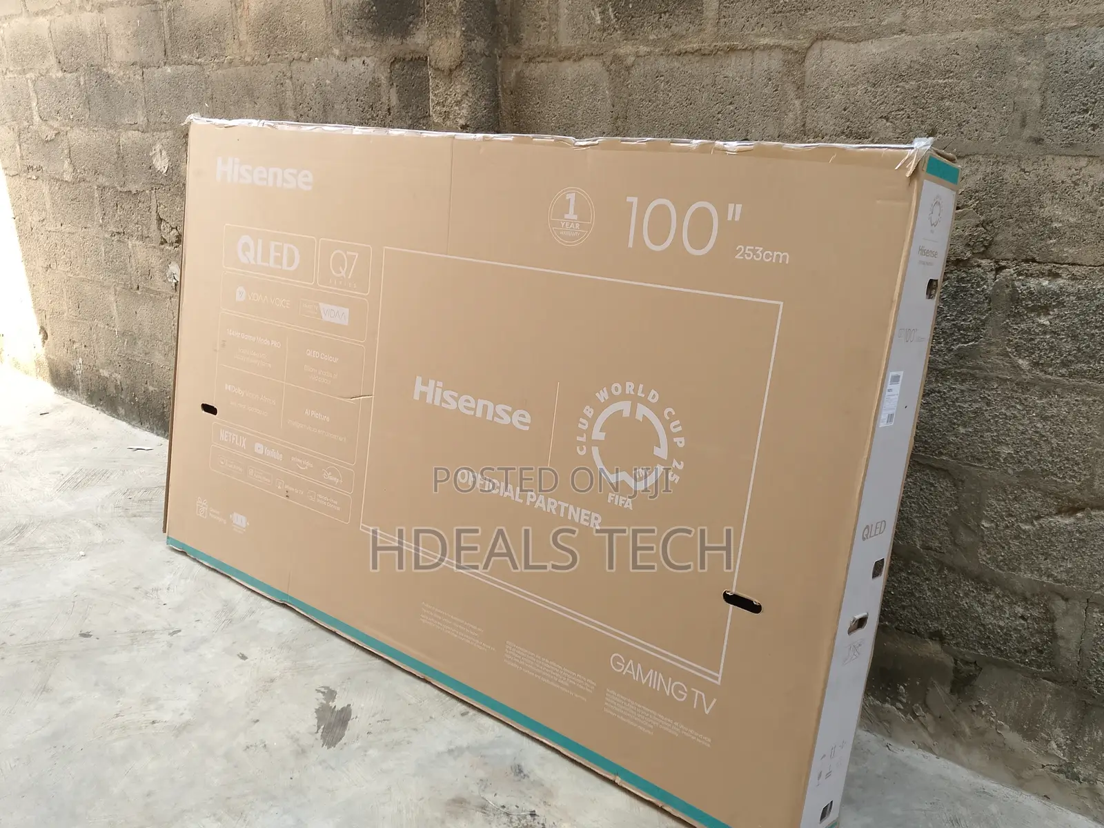 Hisense 100-Inch Mega Screen Smart Tv – Luxury Viewing