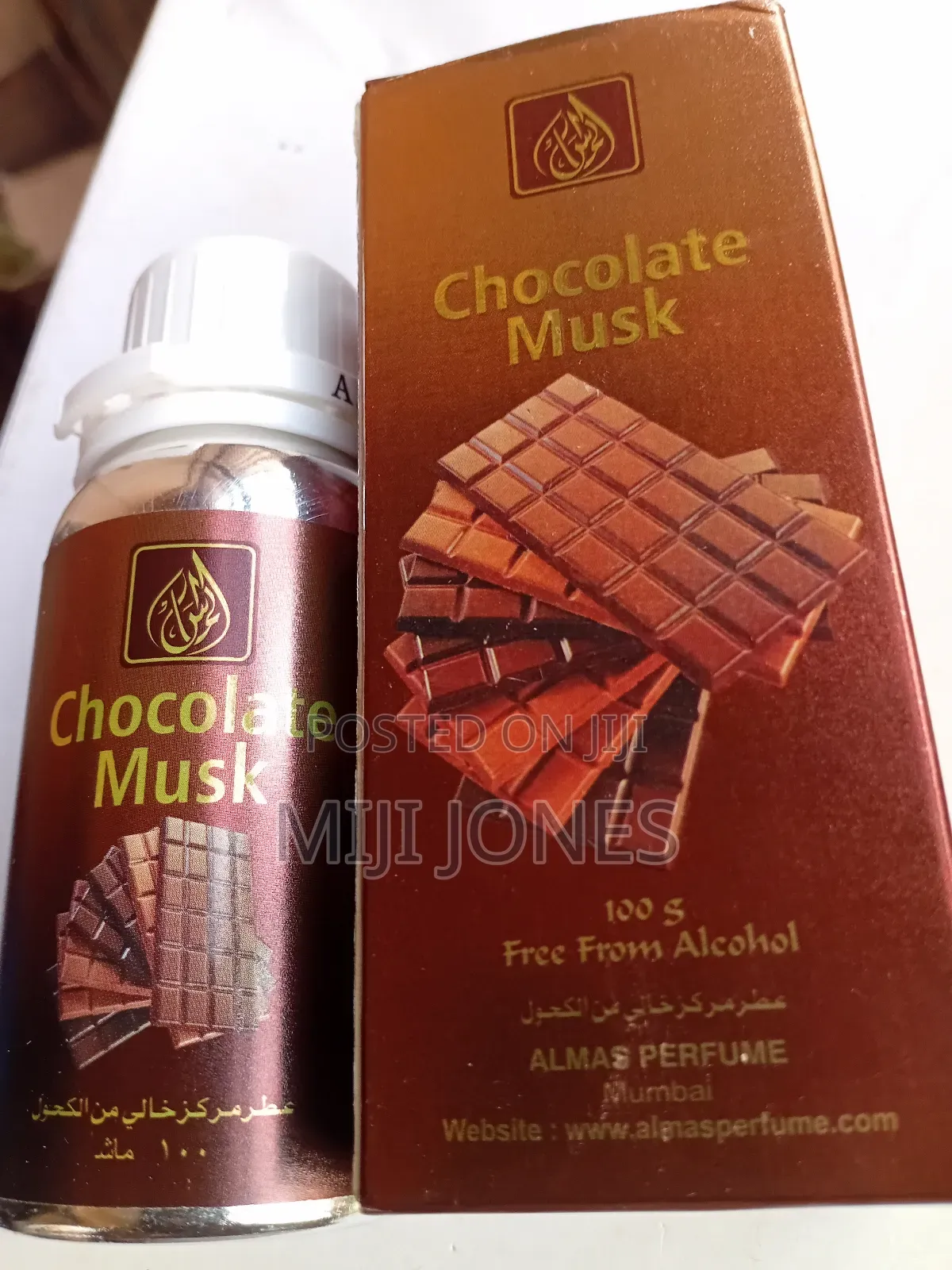 *Chocolate Musk — Silky‐Scent Oil That Lings 2 Hours On Fabric*