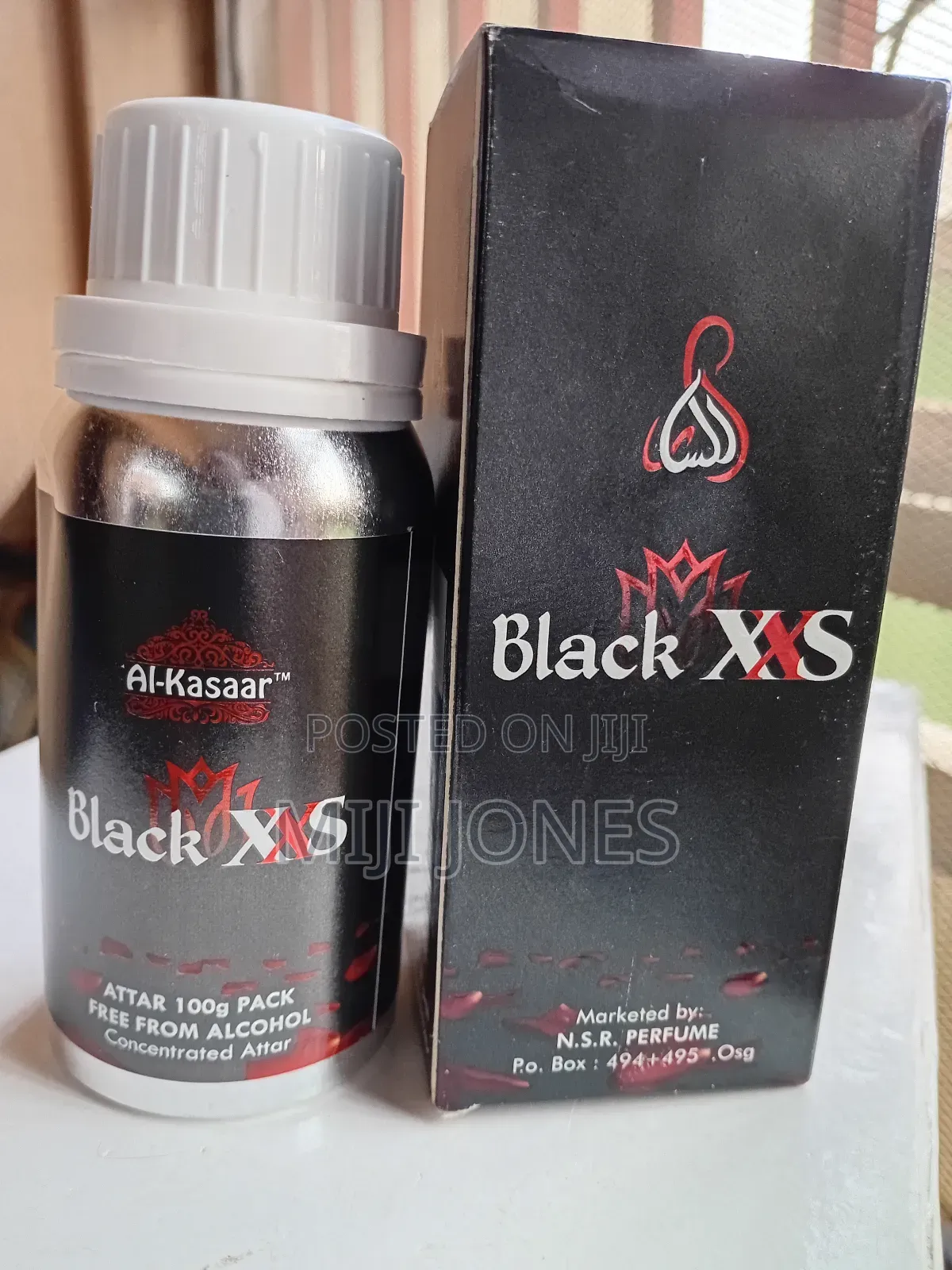 "Al-kasaar 100ml Black Xxs Luxe: Enduring Fragrance For Fabric"