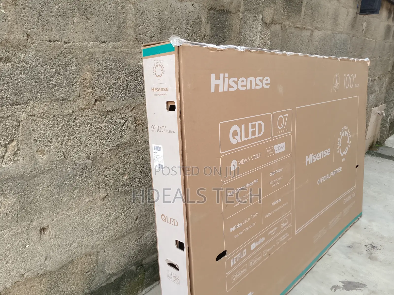 Hisense 100” Smart Android Tv – Stadium Size View