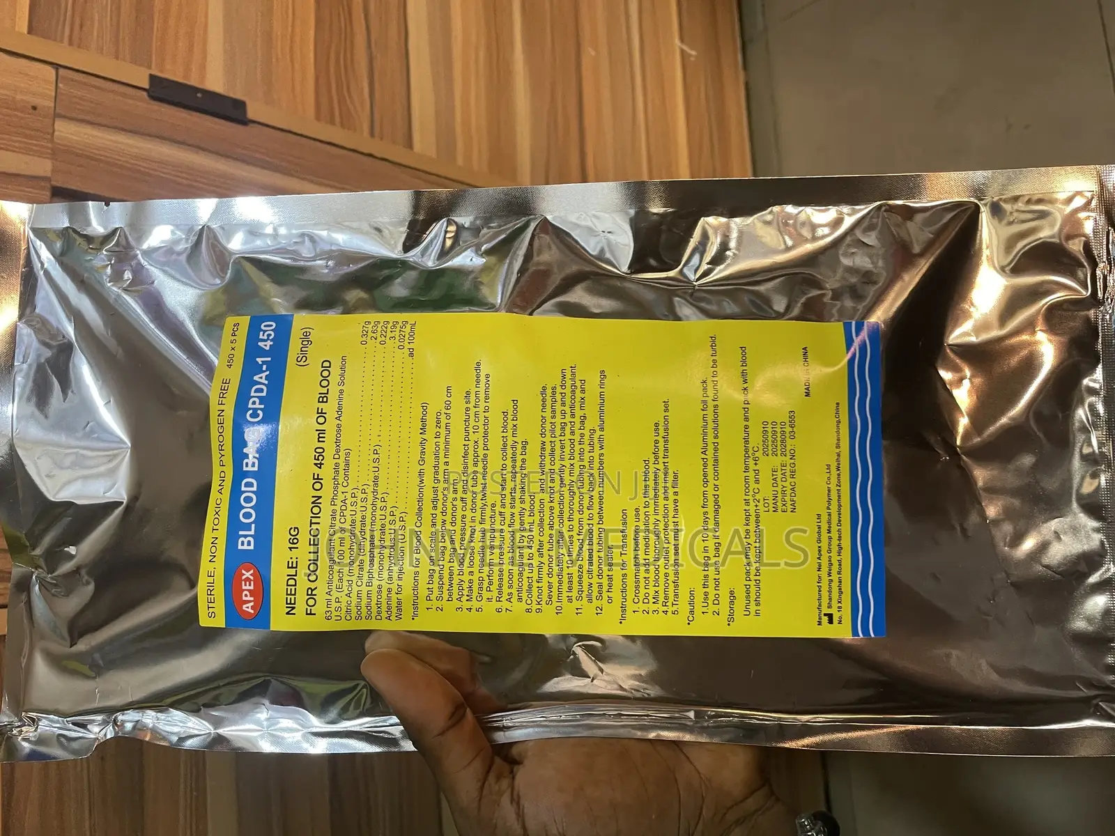 Blood Collection Bag