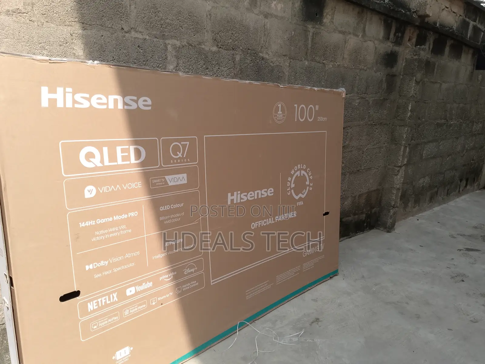 Hisense 100-Inch Smart Tv – Premium Viewing