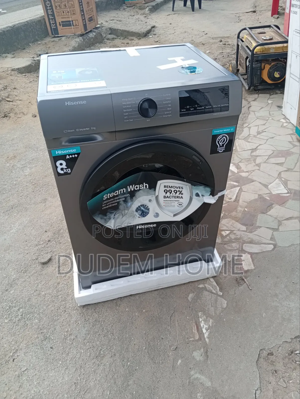 Hisense Inverter 8kg Automatic Washing Machine