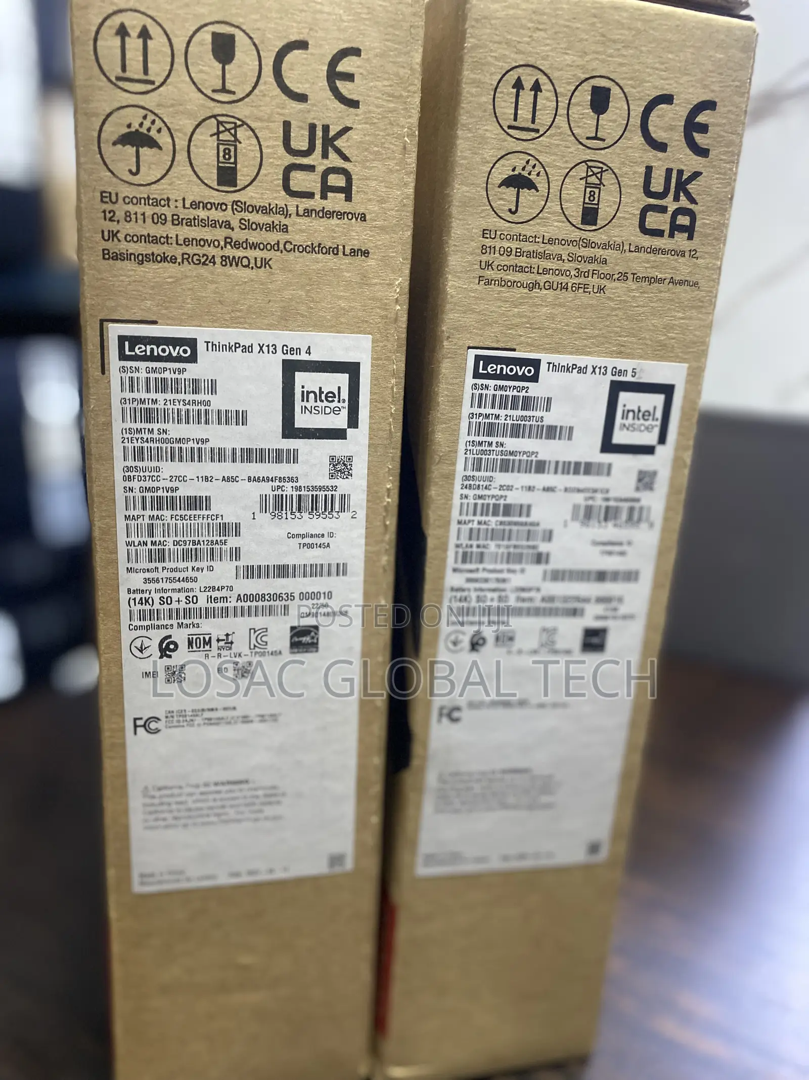 New Laptop Lenovo ThinkPad 13 16GB Intel Core Ultra 7 SSD 512GB