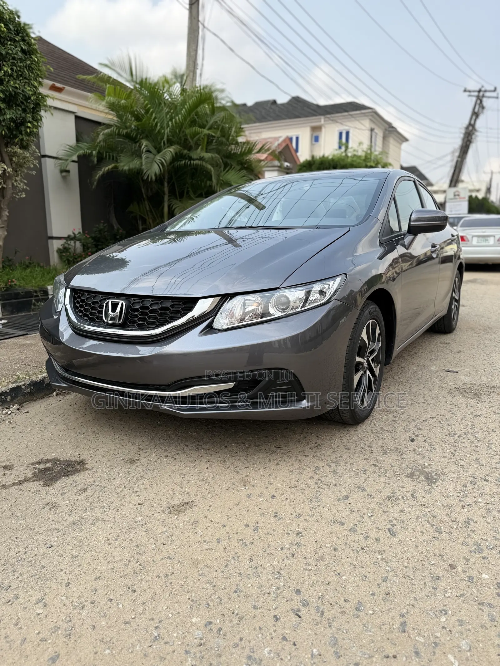 Honda Civic EX 2dr Coupe (1.8L 4cyl 5M) 2015 Gray
