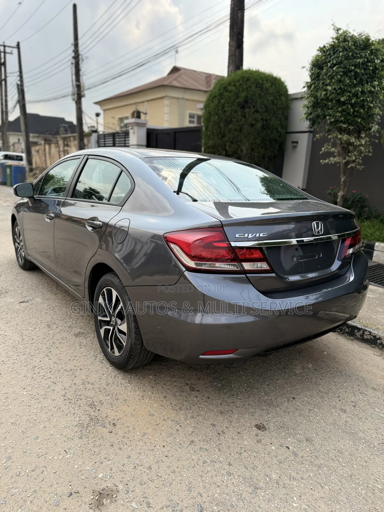 Honda Civic EX 2dr Coupe (1.8L 4cyl 5M) 2015 Gray