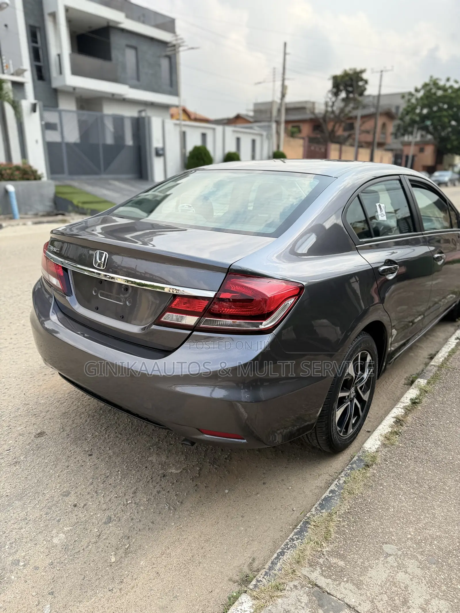 Honda Civic EX 2dr Coupe (1.8L 4cyl 5M) 2015 Gray
