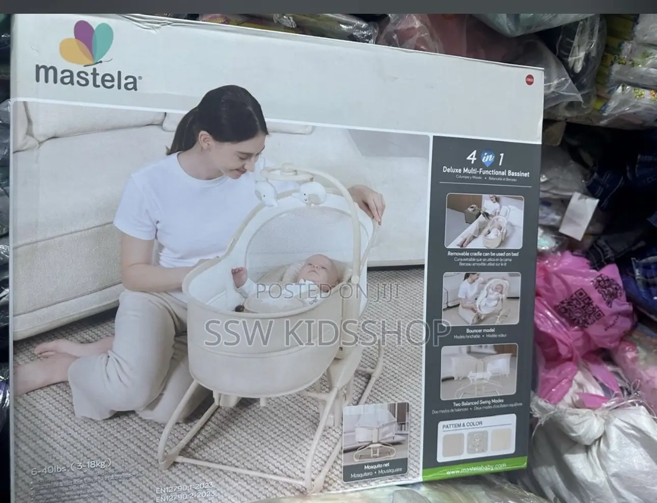 Mastela 4 in 1 Deluxe Multi Functional Bassinet