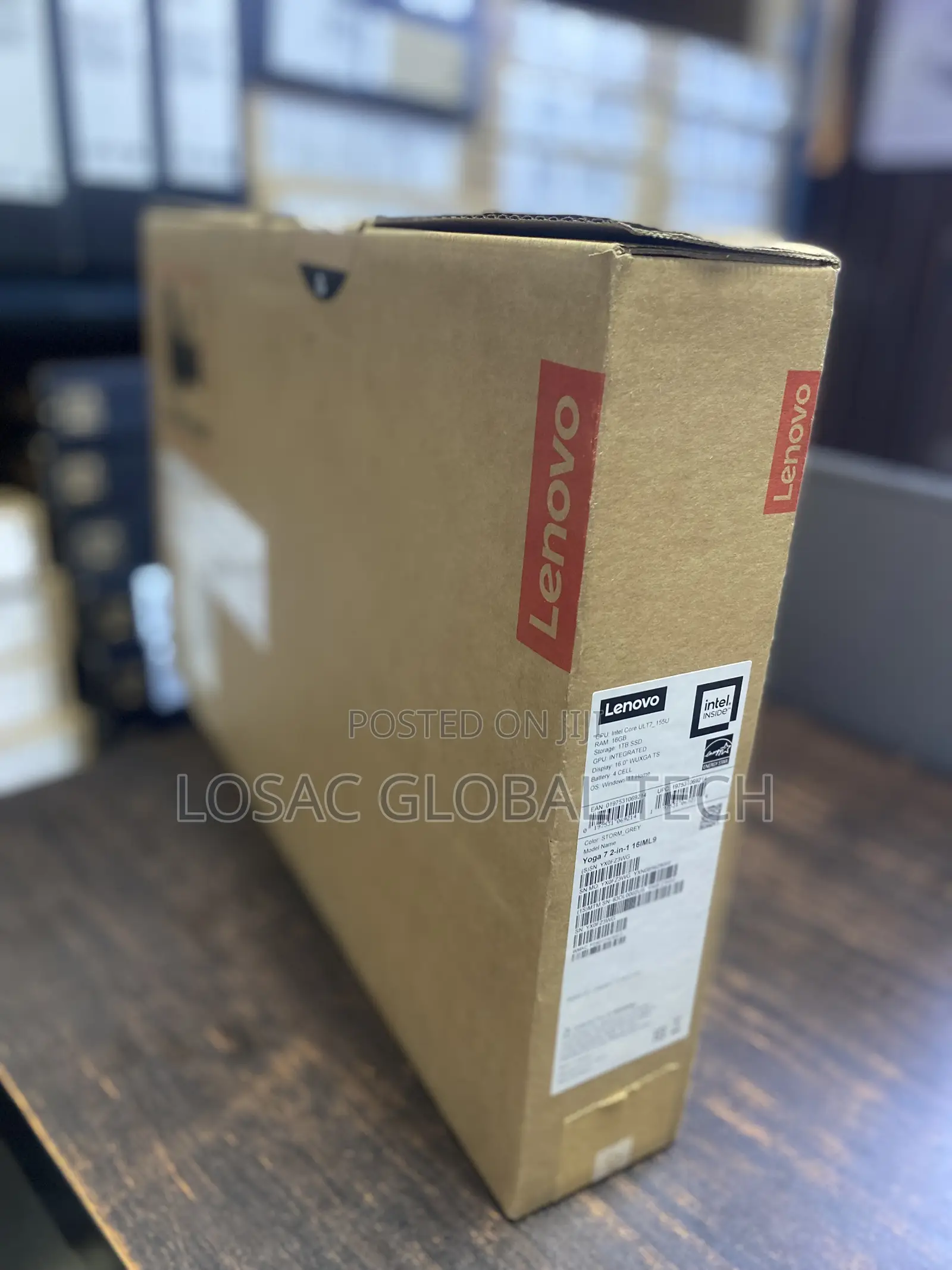 New Laptop Lenovo Yoga 7 15ITL5 16GB Intel Core Ultra 7 SSD 1T