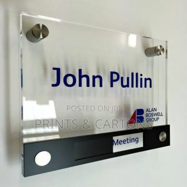 Printed Sliding Door Signs