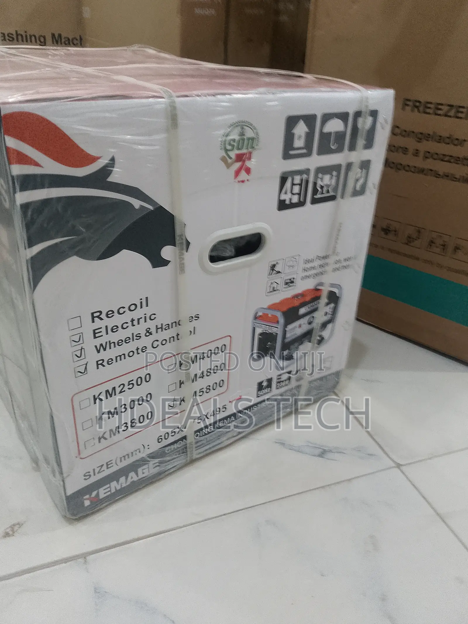 Low Noise Kemage 5800 Copper Core 3.5kva Generator