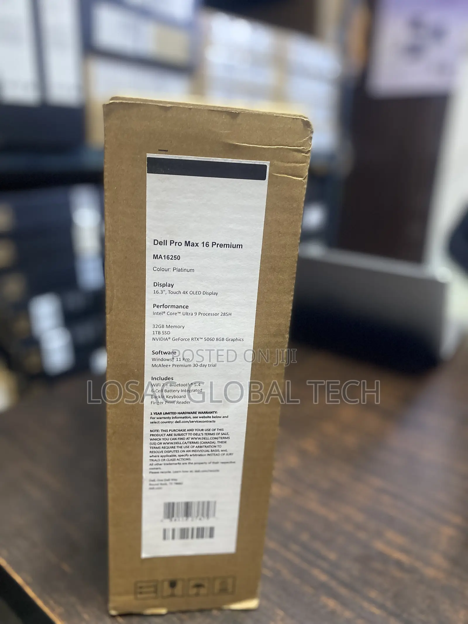 New Laptop Dell Pro Max 16 32GB Intel Core Ultra 9 SSD 1T
