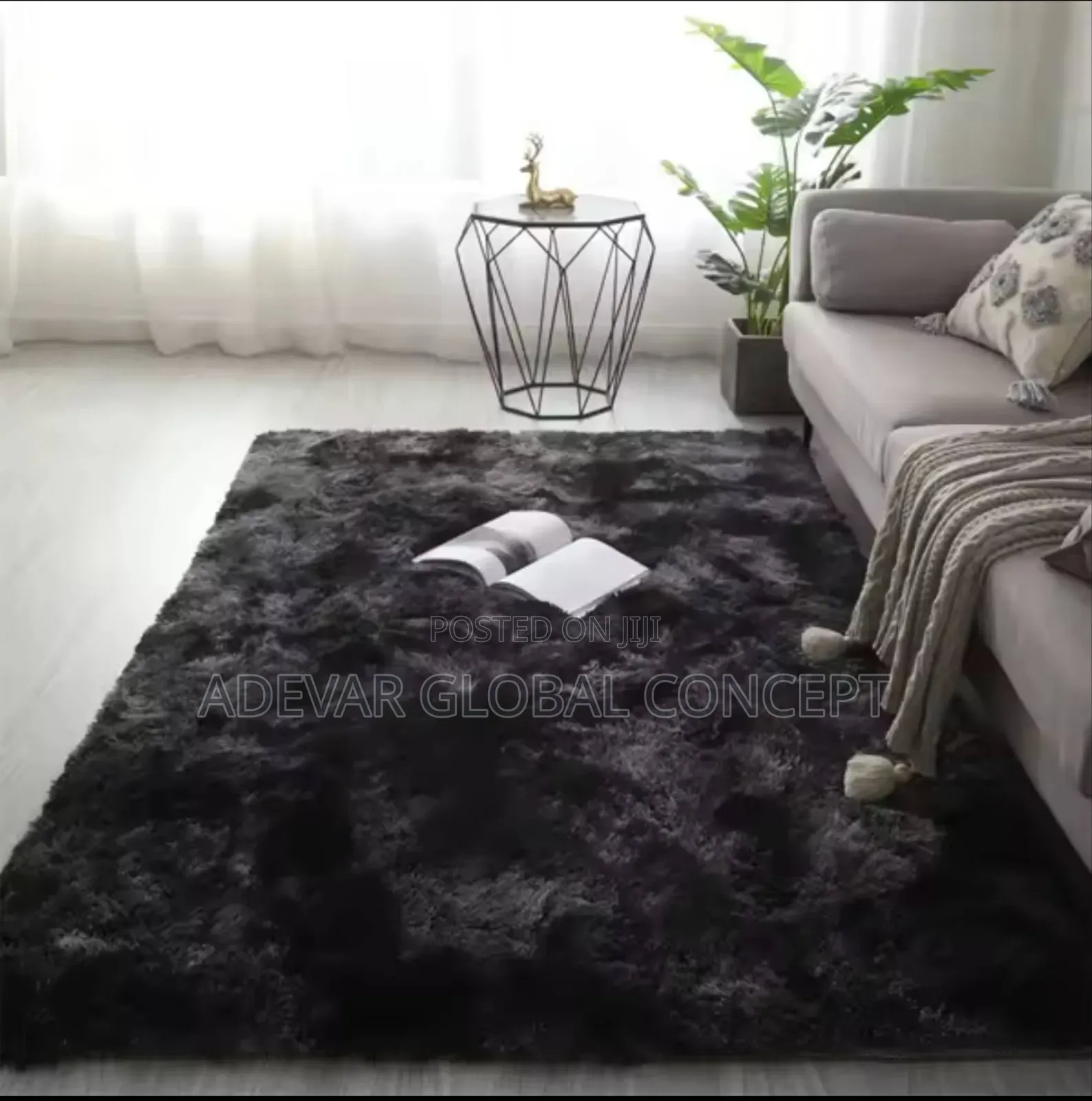 Premium Fluffy Rug Extra Soft and Shaggy Carpets - Different Designs