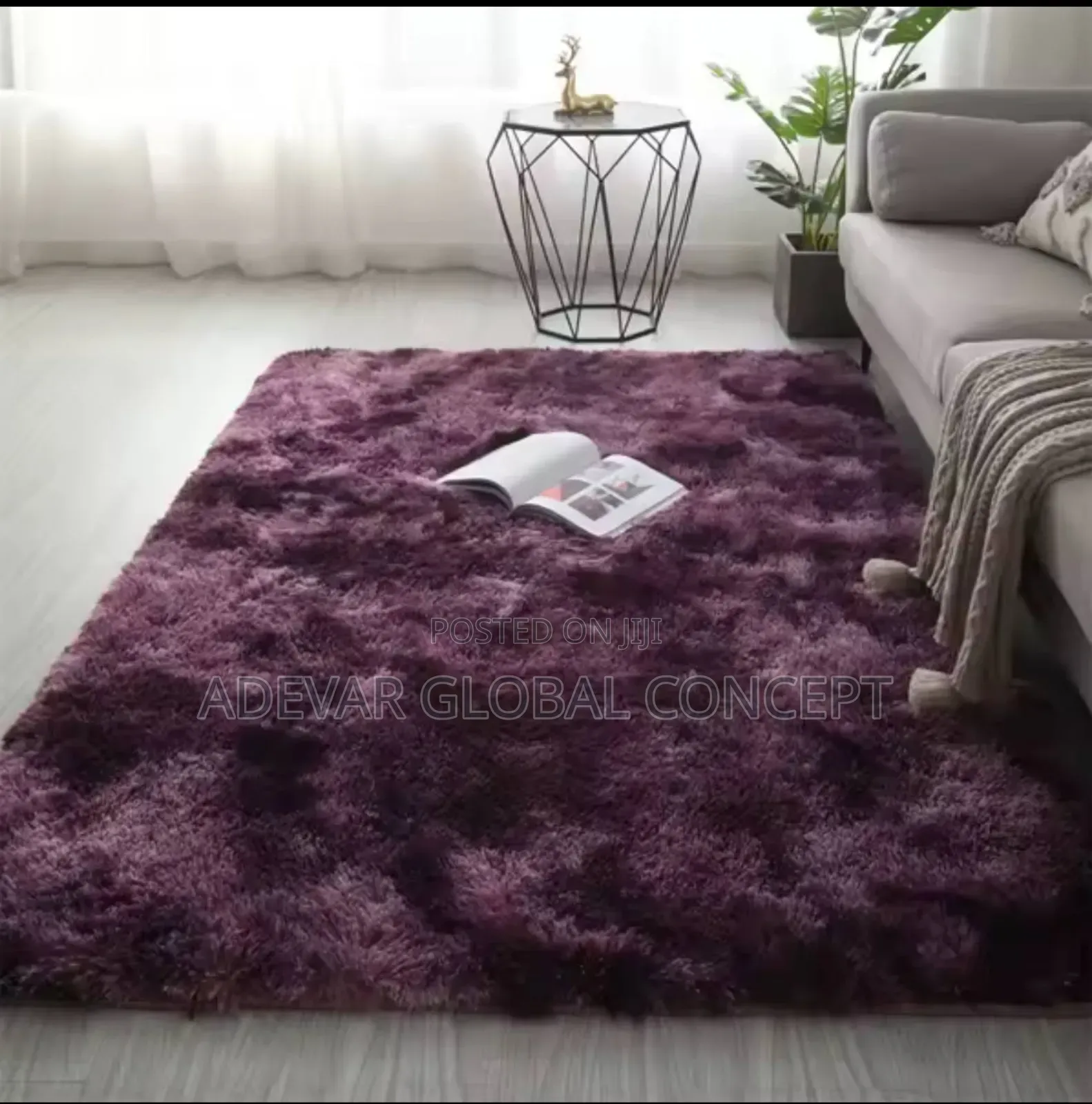 Premium Fluffy Rug Extra Soft and Shaggy Carpets - Different Designs