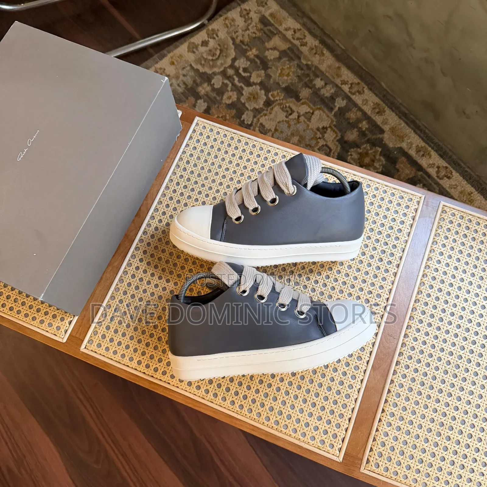 Rick Owens Hollywood Jumbo Laced Low