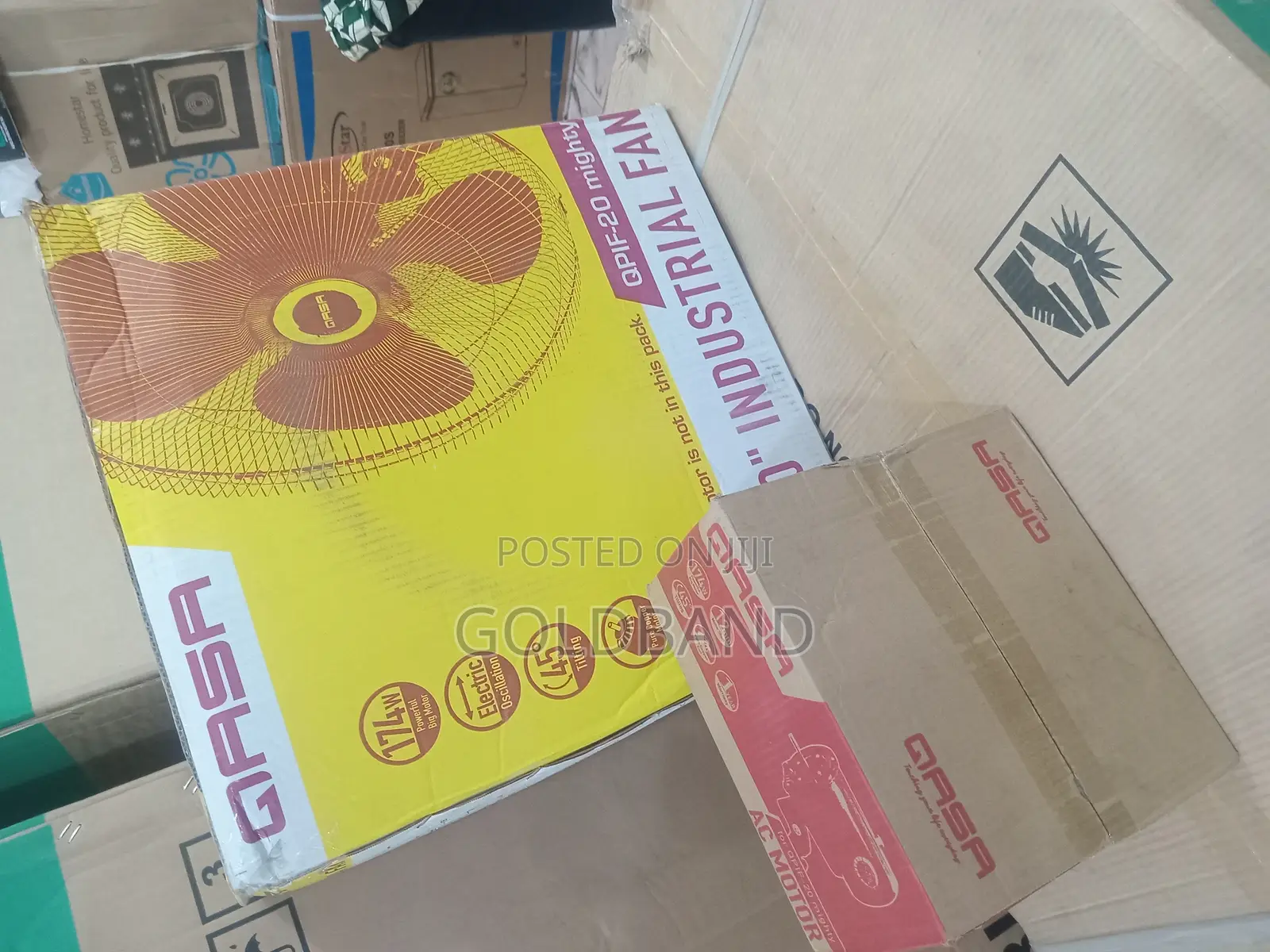 Qasa 20 Inch Qasa Industrial Standing Fan
