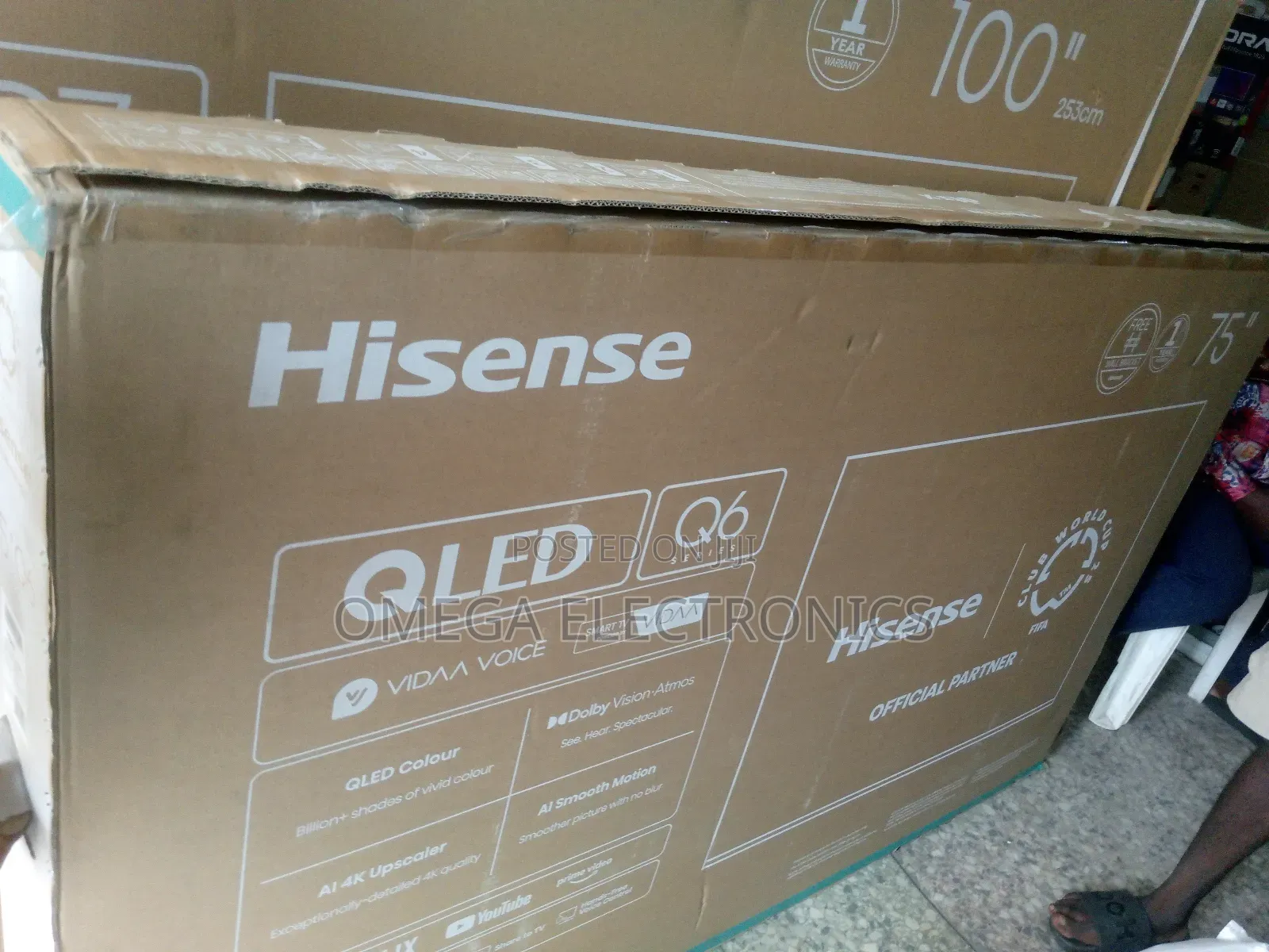 Hisense Television 75inches Smart