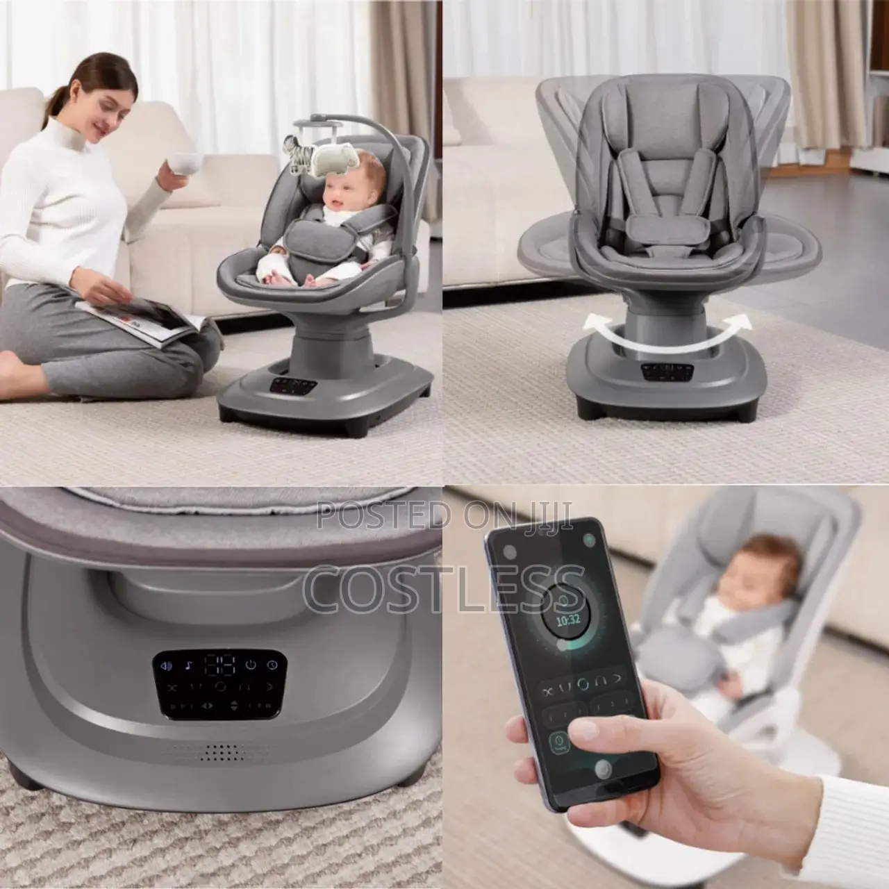 Mastela Deluxe Multi-motion Baby Cradle