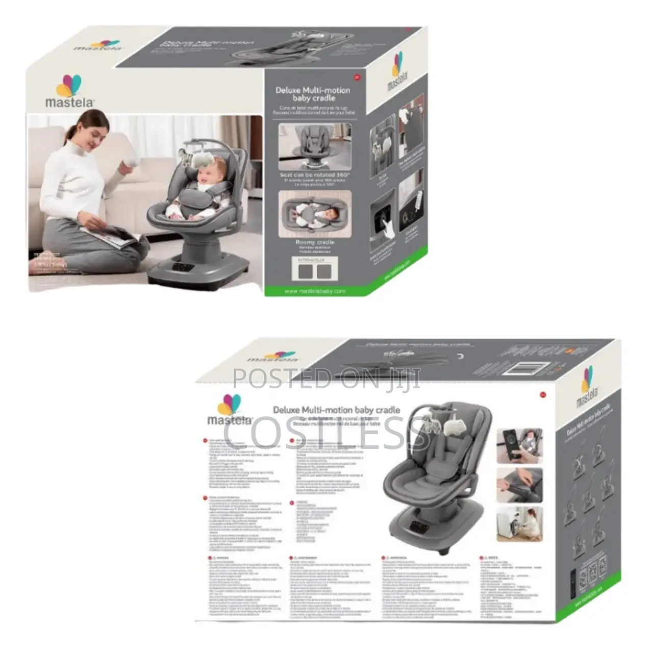 Mastela Deluxe Multi-motion Baby Cradle