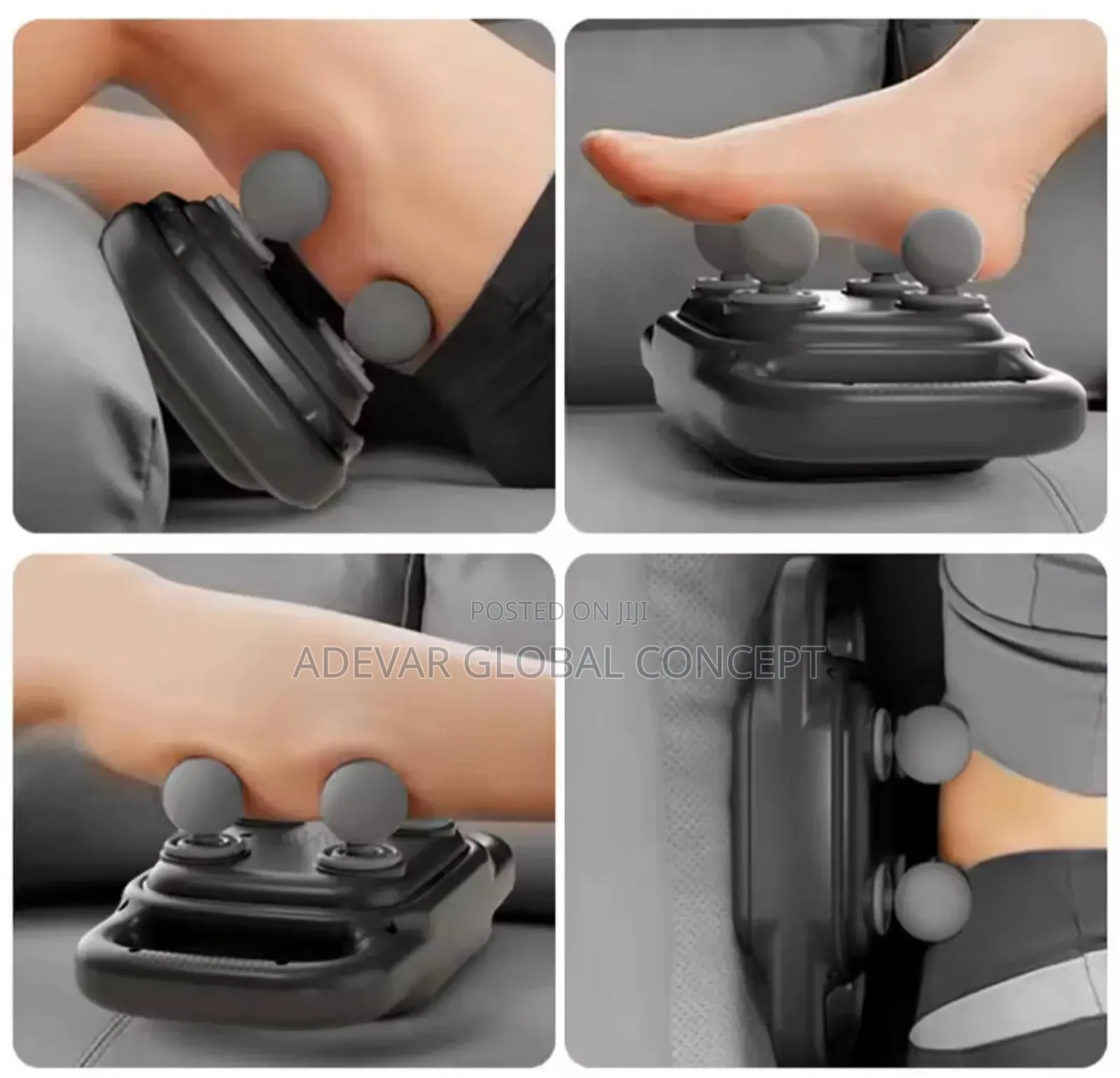 4 Headed Handheld Percussion Massage Gun Full Body Massager