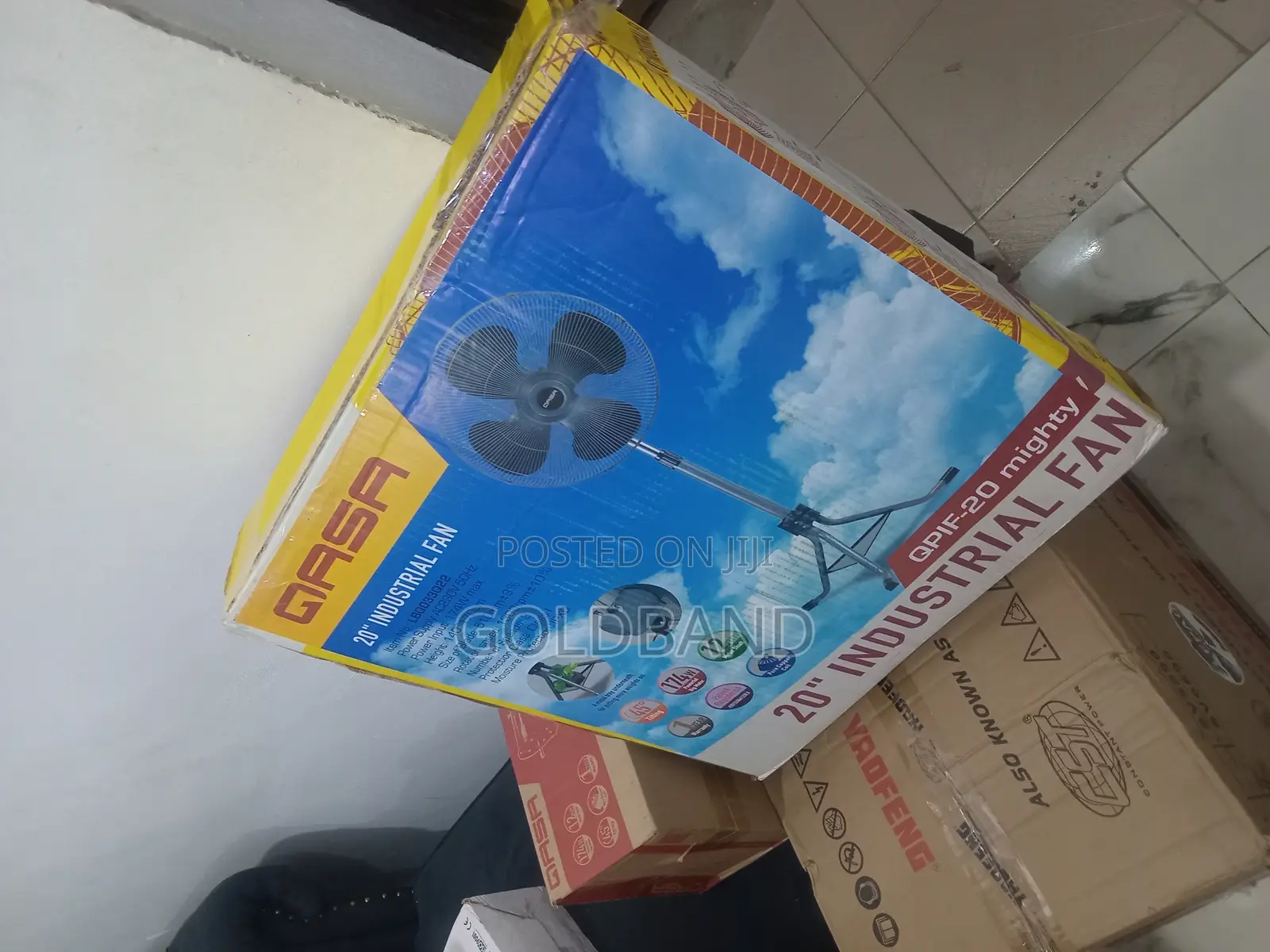 Qasa 20” Industrial Fan Efficient Cooling