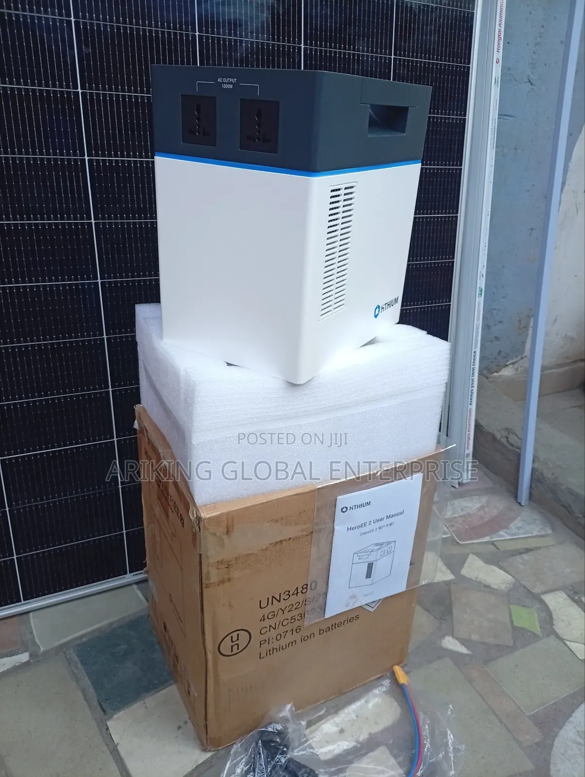 Hithium 1000watts Solar Generator With 2kwh