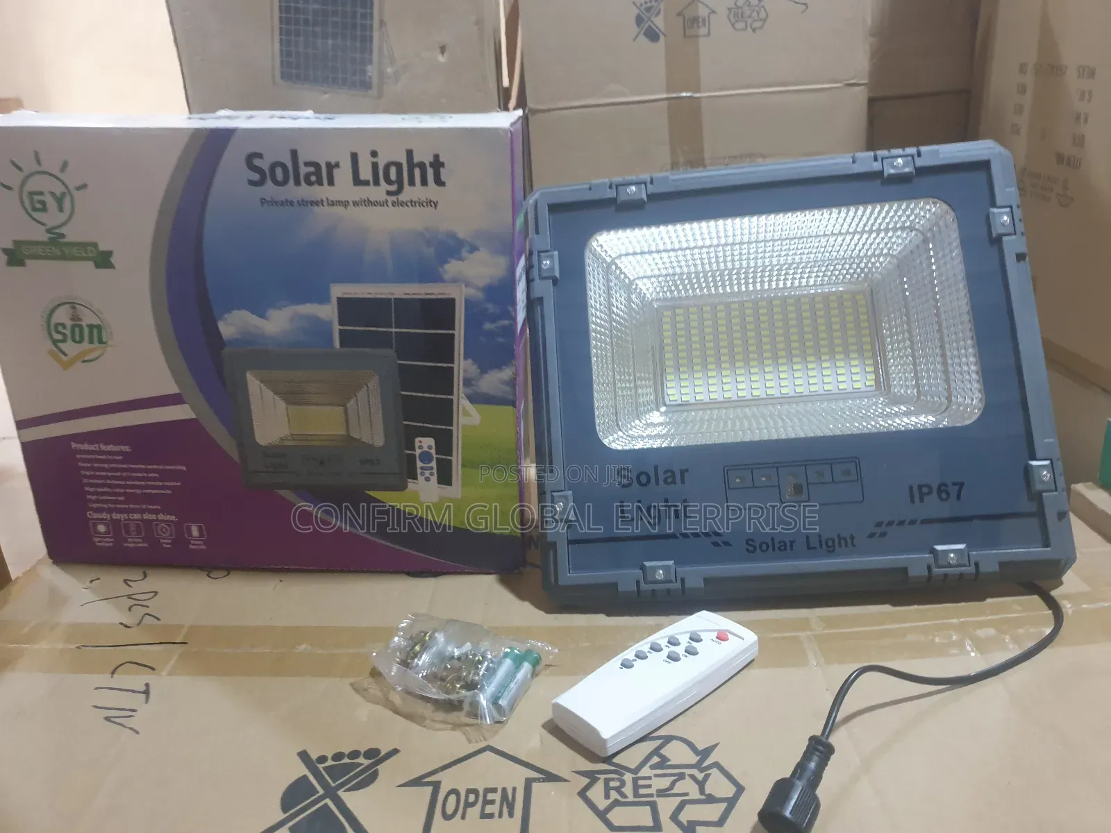 Original 300w Solar Floodlight With Remote