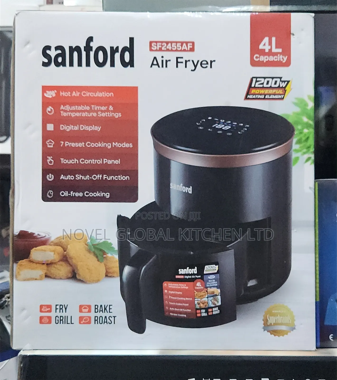 4.0l Capacity Sanford Airfryer