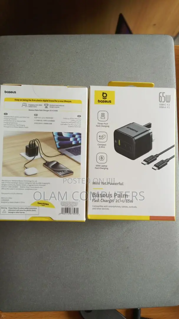 Baseus Palm Fast Charger 2c+ U 65w