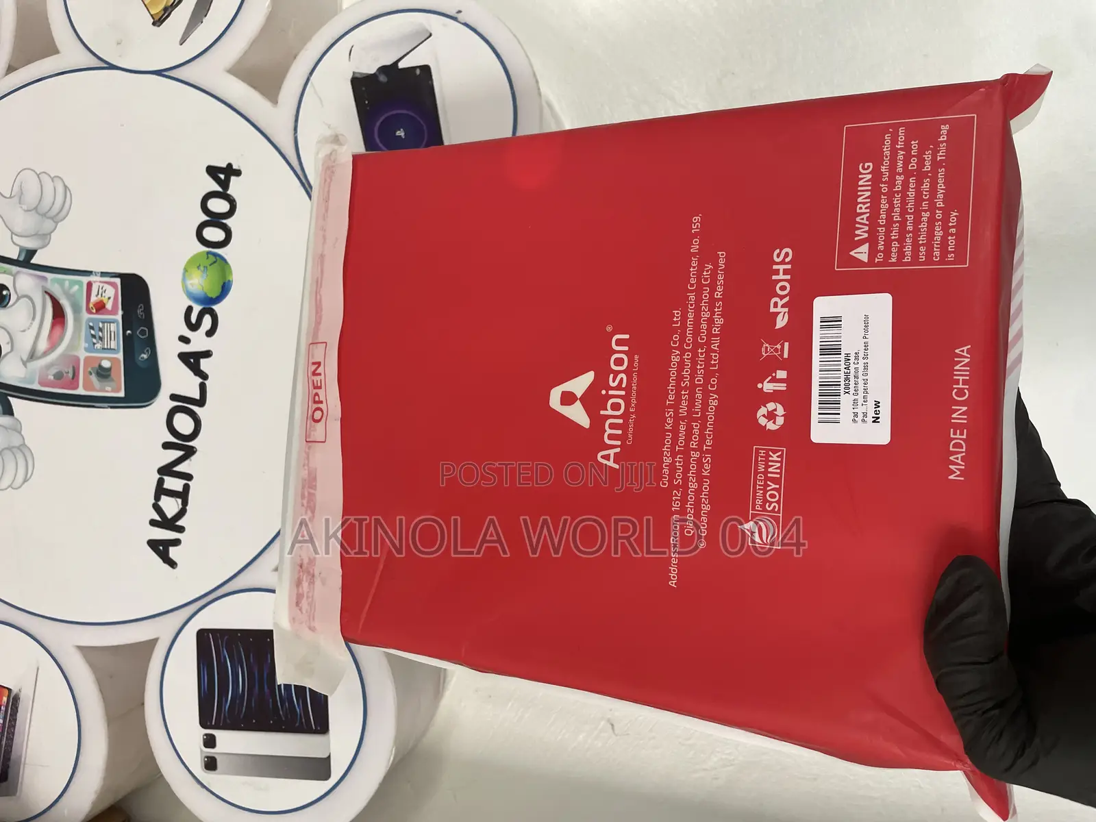 New Ambison Ultra Shockproof Case and Tempered Glass Screen Protector