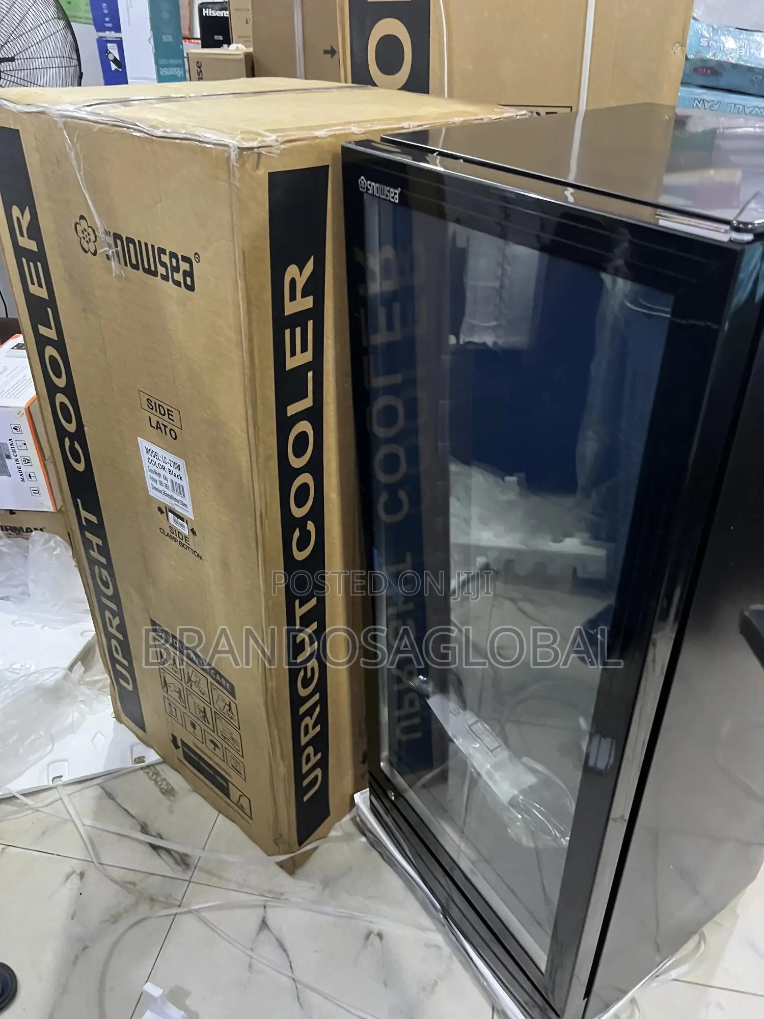 Snowsea Lc-270w 270l Glass Front Chiller for Retail