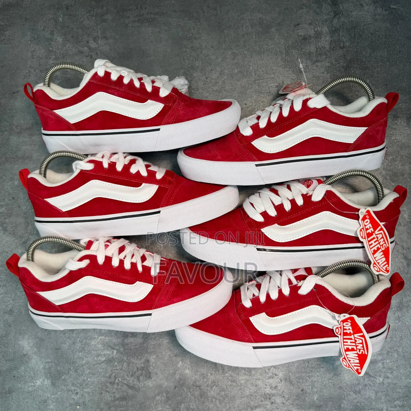 *Discounted Price* *Vans Knu Skool Red/White*